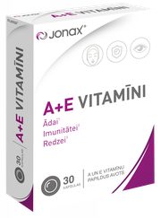 JONAX A + E Vitamīni kapsulas, 30 gab.