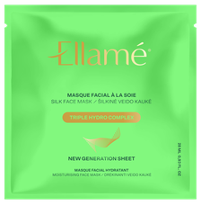 ELLAME Triple Hydro Complex Silk auduma sejas maska, 1 gab.