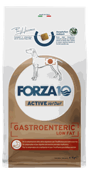 FORZA10 Active VetDiet Gastroenteric Low Fat sausā barība, 4 kg