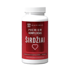 SAPIENS Premium Heart Complex kapsulės, 60 vnt.