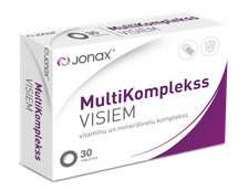 JONAX Multikomplekss Visiem tabletes, 30 gab.