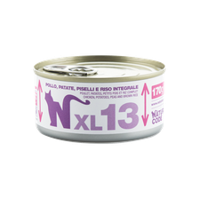 NATURAL CODE XL 13 Vista, Kartupeļi, Burkāni Un Brūnie Rīsi mitrā barība, 170 g