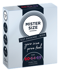MISTER SIZE 3 izmēri 60-64-69 prezervatīvi, 3 gab.
