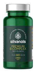 SILVANOLS Premium B Complex kapsulas, 60 gab.