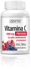 ZENYTH Vitamina C 1000mg Premium kapsulės, 60 vnt.