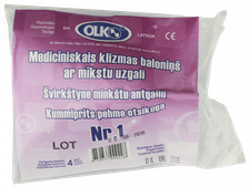 OLKO  ar mīksto uzgali, 1.izmērs medicīniskais klizmas balons, 1 gab.