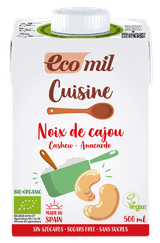 ECOMIL Bio Cuisine Cashew kulinārijas krēms, 500 ml