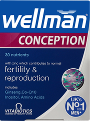 WELLMAN Conception tabletes, 30 gab.