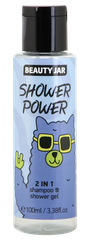 BEAUTY JAR 2in1 Shower Power šampūns/dušas želeja, 100 ml