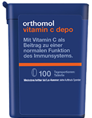 ORTHOMOL Vitamin C Depo tabletes, 100 gab.