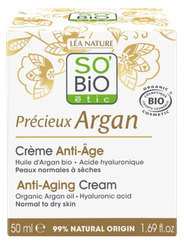 SO BIO ETIC Argan Anti-Aging Day sejas krēms, 50 ml