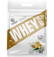 SWEDISH SUPPLEMENTS Whey Deluxe Vanilla Gelato pulveris, 1800 g