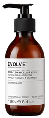 EVOLVE Deep Clean micelārais ūdens, 190 ml