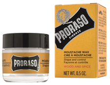 PRORASO Wood and Spice vasks ūsām, 15 ml