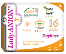 LADY ANION Dayliner higiēniskās paketes, 16 gab.