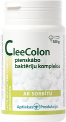 APTIEKAS PRODUKCIJA CleeColon Pienskābo Baktēriju Komplekss Ar Sorbītu pulveris, 300 g