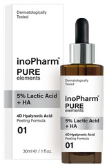 INOPHARM 5% Lactic Acid + HA serums, 30 ml