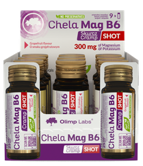 OLIMP LABS Chela-Mag B6 Cramp Shot (25 ml) ampulas, 9 gab.
