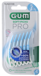 GUM Soft-Picks Pro Small zobstarpu birstīte, 30 gab.