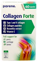 PARENE Collagen Forte kolagēns kapsulas, 60 gab.