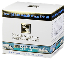 HEALTH&BEAUTY Dead Sea Minerals Powerful Anti-Wrinkle sejas krēms, 50 ml