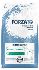 FORZA10 Active VetDiet All Sizes Weight Control sausā barība, 4 kg