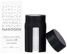 NANOGEN Keratin Light Brown matu šķiedras, 15 g