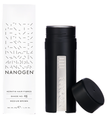 NANOGEN Keratin Medium Brown matu šķiedras, 30 g