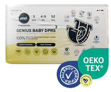 GEGE Genius Baby DPRS (4-9 kg) Midi 3 autiņbiksītes, 52 gab.