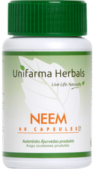 UNIFARMA HERBALS Neem kapsulas, 60 gab.