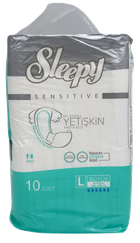 SLEEPY Sensitive Adult L autiņbiksītes, 10 gab.
