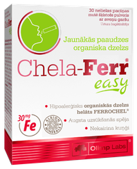 OLIMP LABS Chela-Ferr Easy aveņu garšas pulveris, 30 gab.