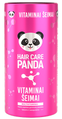HAIR CARE PANDA Multivitamin kramtomosios pastilės, 60 vnt.