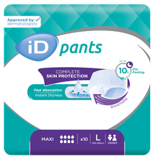 ID Pants Maxi L (100-145 cm) biksītes, 10 gab.