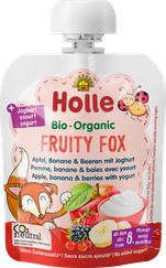 HOLLE Ābolu, banānu un ogu biezenis, 85 g