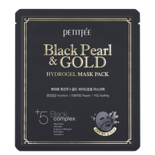 PETITFEE Black Pearl & Gold sejas maska, 1 gab.