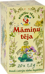 RŪĶĪŠU TĒJA Māmiņu 1.2 g tēja maisiņos, 20 gab.