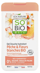 SO BIO ETIC Peach & White Flowers dušas želeja, 450 ml