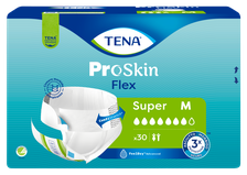 TENA Flex Super M autiņbiksītes, 30 gab.