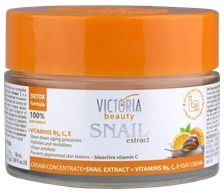 VICTORIA BEAUTY Snail Extract + Vitamins B5, C, E sejas krēms, 50 ml