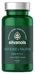 SILVANOLS Caffeine + Taurine kapsulas, 60 gab.