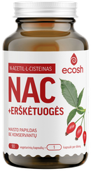 ECOSH NAC su erškėtuogėmis kapsulės, 90 vnt.