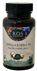 R.O.S. Lineļļas kapsulas, 150 gab.