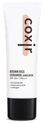 COXIR Brown Rice Ceramide SPF50+ PA+++ saules aizsargkrēms, 50 ml