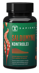 SAPIENS saldumynų kontrolei kapsulės, 60 vnt.