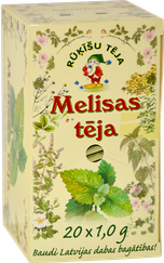RŪĶĪŠU TĒJA Melisas tēja 1 g paciņas, 20 gab.