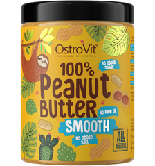 OSTROVIT 100% Smooth Zemesriekstu sviests, 1000 g