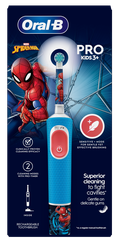 ORAL-B Vitality PRO Kids 3+ Spiderman elektriskā zobu birste, 1 gab.