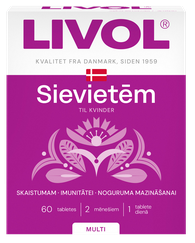 LIVOL  Multi Sievietēm tabletes, 60 gab.