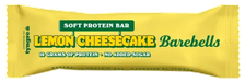 BAREBELLS Soft Lemon Cheesecake proteīna batoniņš, 55 g